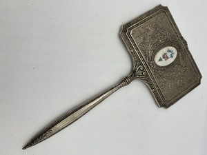 lot 325 image: Vintage Silver Vanity Mirror
