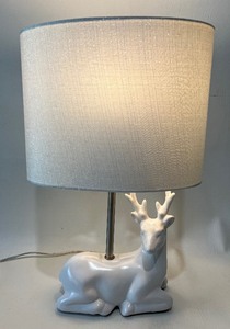 lot 368 image: NEW Stag Deer Lamp