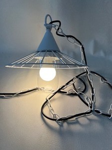 lot 373 image: Hanging Industrial Style Light Lamp