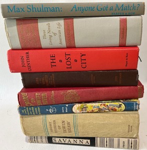 lot 386 image: Vintage Books including Anyone Got a Match - QTY 8
