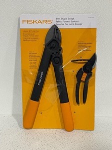 lot 39 image: Fiskars Lopper and Pruner Set