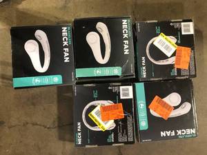 lot 50 image: Lot of Portable 8 in. Neck fan Customer Returns See Pictures