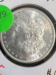 1883-CC US MORGAN SILVER DOLLAR