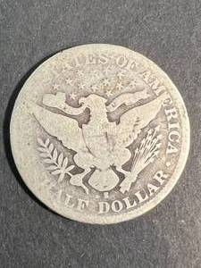 1901-S US BARBER HALF DOLLAR