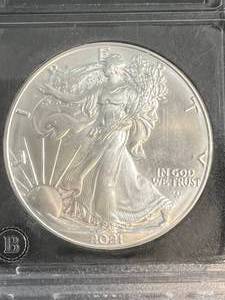 2021 AMERICAN SILVER EAGLE SLABBED BU