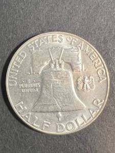 1953 US FRANKLIN HALF DOLLAR BU