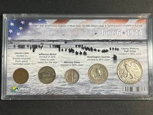 75TH ANNIVERSARY OF D-DAY 5 COIN SET