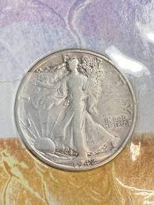 LAST 15 YEARS OF WALKING LIBERTY HALF DOLLARS 1942