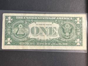1957A US BLUE SEAL $1 SILVER CERTIFICATE