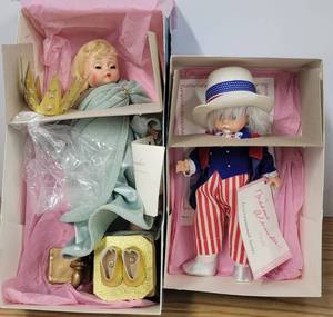 lot 28 image: Madame Alexander Uncle Sam 10353 and United States 11562 NIB
