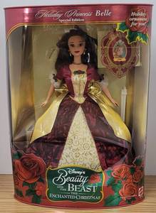lot 31 image: 1997 Disneys Belle Doll Special Edition NRFB