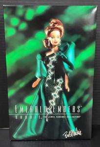 lot 131 image: Emerald Embers Barbie The Jewel Essence Collection Bob Mackie NIB