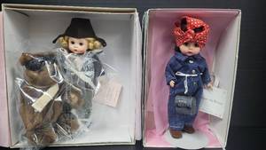 lot 55 image: Two Madame Alexander Dolls NIB Rosie the Riveter and Amelia Earhart