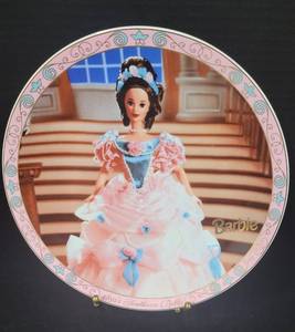 lot 59 image: 1996 Enesco Limited Edition Barbie 1850s Southern Belle Plate