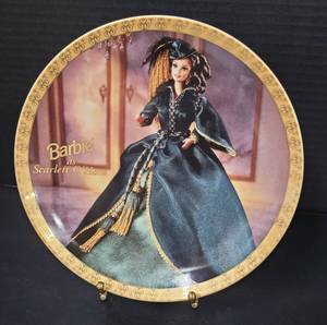 lot 63 image: 1995 Limited Edition Enesco Barbie Plate Gone with the Wind