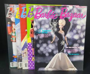 lot 71 image: Five Barbie Bazaar Magazines