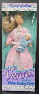 lot 84 image: Special Edition Vanna and her New Baby Boy by Totsy 1994 NRFB