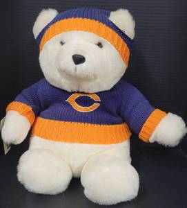 lot 89 image: Carson Pirrie Scott Chicago Cub Bear NFL 1986