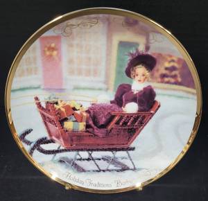 lot 90 image: Barbie Collectors Plate Holiday Traditions