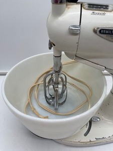 lot 104 image: Vintage Hamilton Beach Mixer Model G Stand Mixer with Bowl