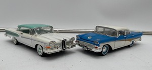 lot 8 image: 132 Scale 1958 Ford Edsel Citation and 1958 Ford Fairlane 500