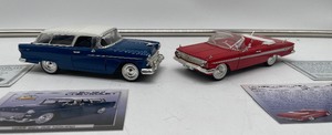 lot 11 image: 132 Scale 1955 Chevy Bel Air Nomad and 1962 Chevrolet Impala Convertible