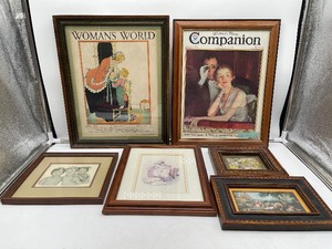 lot 24 image: Six Wall HangingsArtwork