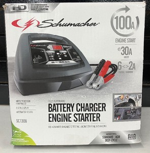 lot 42 image: Schumacher Battery Charger  Engine Starter NEW