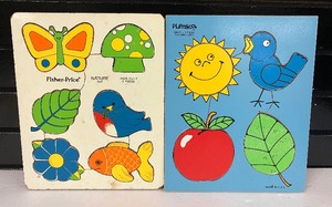 lot 86 image: Fisher Price and Playskool Childrens Puzzles
