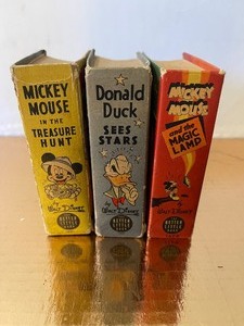 lot 115 image: Walt Disney The Better Little Book Lot of 3 Donald Duck and Mickey Mouse