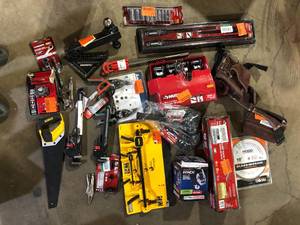 Lot of Assorted Tools and Hardware Various Models and Conditions Customer Returns See Pictures
