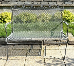 Metal Patio Bench