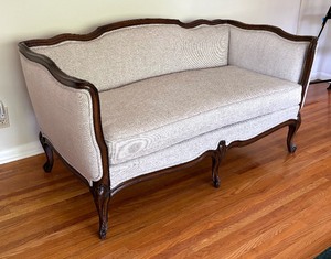 Newly Upholstered Vintage Sofa  Couch