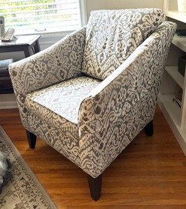 Upholstered Ethan Allen Accent Chair