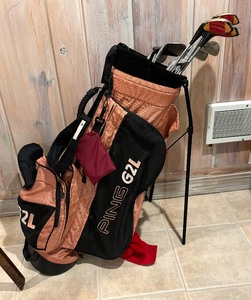 Ping G2L Gold Bag with Ping Golf Clubs