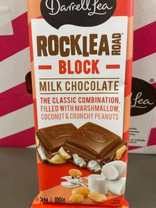 Darrell Lea Rocklea Road Milk Chocolate Block Case (12 x 180g)
