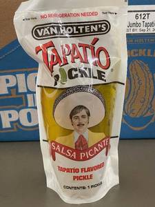 FL 4 - Van Holtens Tapatio Pickle-in-a-Pouch Salsa Picante - Case of 12