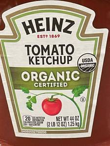 Heinz Organic Tomato Ketchup 4 Pack