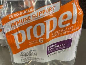 Propel Electrolyte Water Beverage Lemon Blackberry 12 Pack