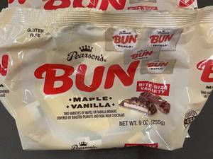HI 5 - Lot of 3 Pearsons Bun Maple Vanilla Candies, 9 oz (255g) Each