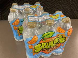 Splash Blast Mandarin Orange Flavored Water Beverage - 2 Packs (6 Bottles Each)
