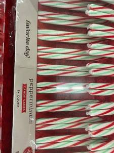 KY 1 - Lot of 11 Boxes of Favorite Day Peppermint Candy Canes - 24 Count Each