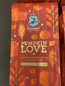 Caribou Coffee Pumpkin Love Medium Roast Ground Coffee 11oz - Lot of 4
