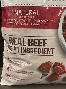 Luvsome Adult Dog Food - Real Beef, 15 lb Bag
