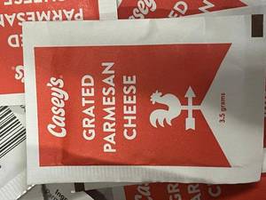 Caseys Grated Parmesan Cheese Packets - 5 Boxes of 200 Count (3.5 GR Each)