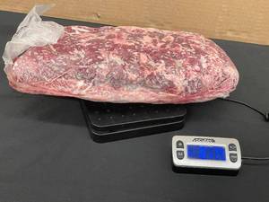 B - USDA Select Boneless Ribeye Roast Demkota Ranch Beef  8Lbs