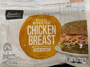 J - Lot of 6 - Essential Everyday Oven Roasted Chicken Breast, 12 oz Packages