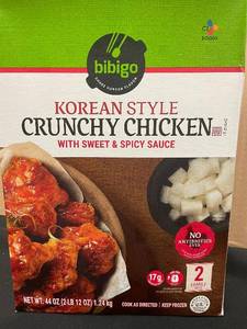 A-D - Bibigo Korean Style Crunchy Chicken with Sweet & Spicy Sauce - 44 oz
