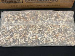 M - TR Toppers Premium Dessert Top-Ins Chopped Snickers Bars - 5lbs