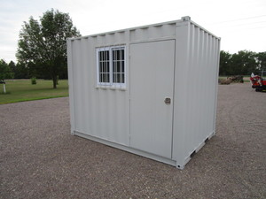 lot 21 image: Jobsite Container Office 10x7x8